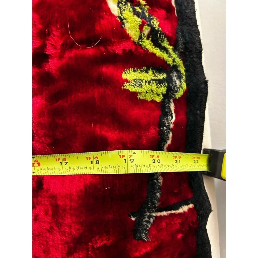 Christmas Wall Hanging Velvet Tassels Tapestry Decor